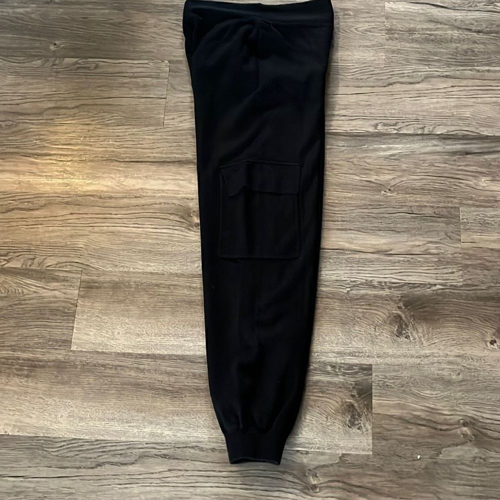 Culpos X INC Black Cargo Sweater Jogger XS - Picture 3 of 6